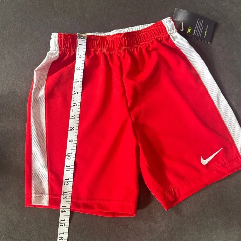 Nike Youth Unisex Red Sport Shorts Dry 894129-657 Size S NWT
